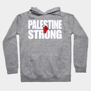 Palestine Strong - Watermelon Fist - Back Hoodie